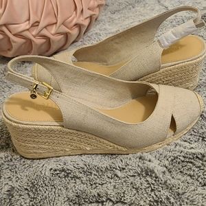 Ralph Lauren beige espadrilles new 8
